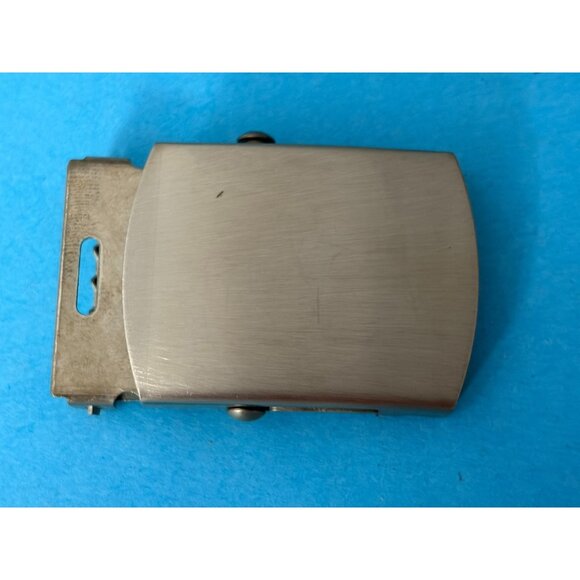 Web Belt Buckle 1.25" Replacement Metal Sliding Military Issue Tactical Nickel - Picture 1 of 6